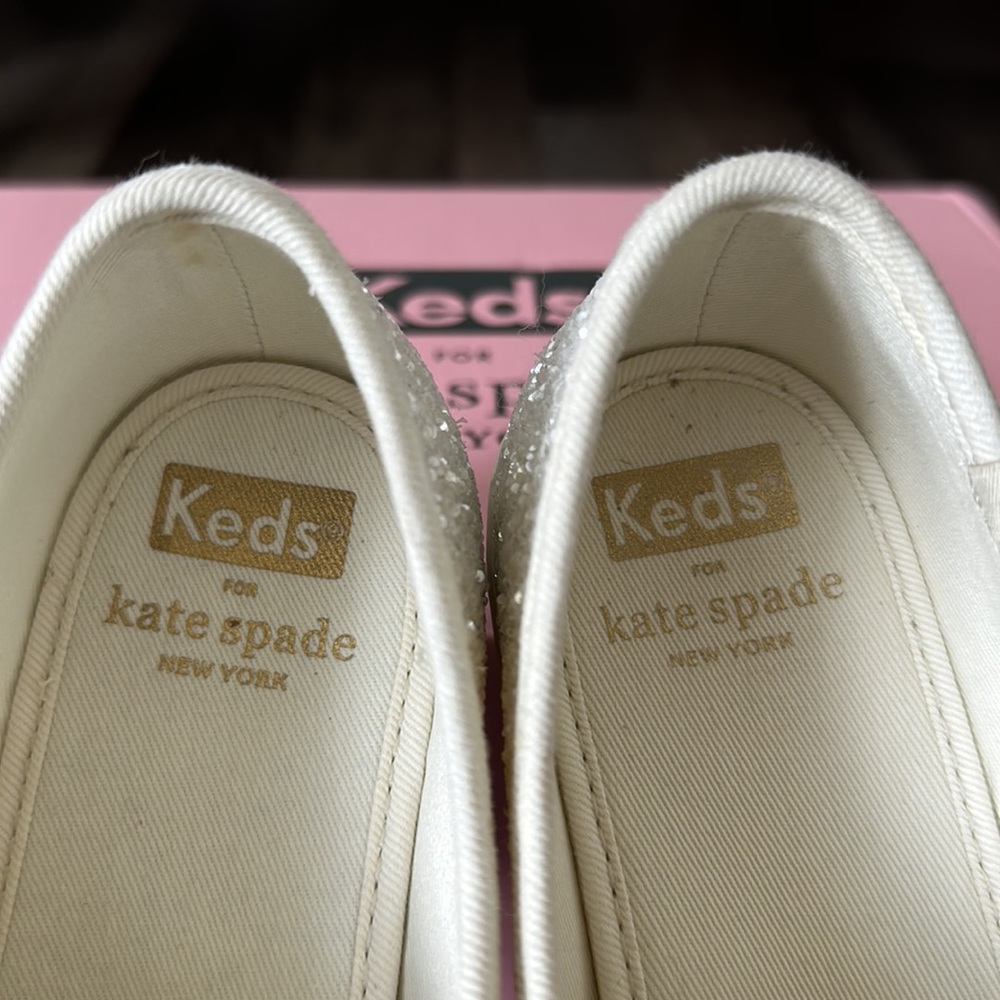 Keds x kate spade new york Triple Glitter bridal shoes - Picture 5 of 11